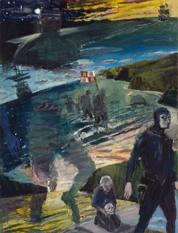Euan MacLeod 'Father of the first Phantom' 2000-2014 oil on canvas 180.0cm x 130.0cm Courtesy the artist Dietmar Lederwasch collection