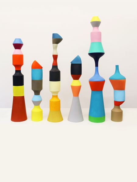 ​Stephen ORMANDY Totems 2016-2018 resin dimensions variable Courtesy the artist