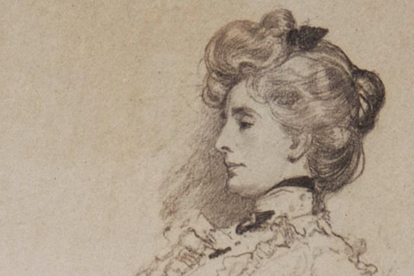 George W LAMBERT 'Drawing of a woman' n.d.
