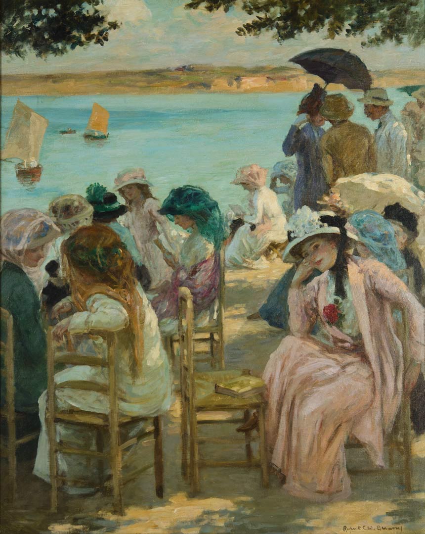 Rupert BUNNY Last fine days, Royan c1908 oil on canvas 79.5 x 63.5cm Gift of the Art Gallery and Conservatorium Committee 1962 Newcastle Art Gallery collection